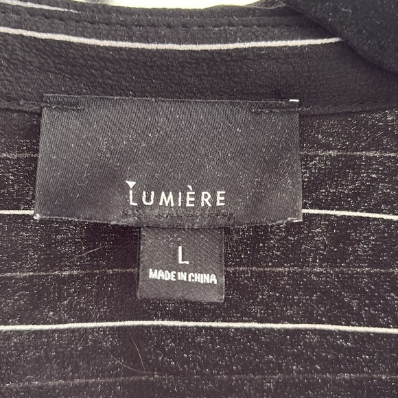 Lumiere High Low Tunic Long Sleeve Blouse Size L - Picture 5 of 7